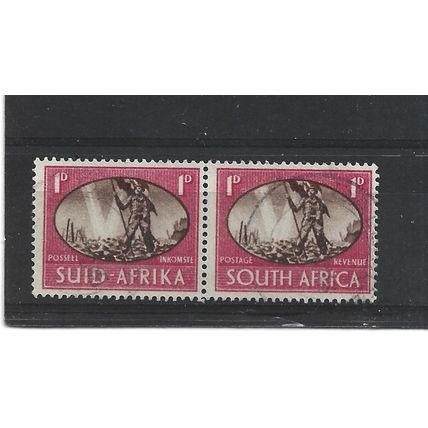 SouthAfrica.SG108 1d "Victory" Pairs.Fine Used.Aug25i