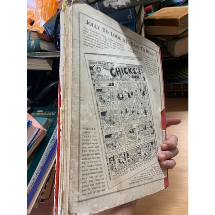 RARE* 1942 CHICK'S OWN ANNUAL HUGE 36"-TALL ILLUSTRATED HARDBACK BOOK (P5)