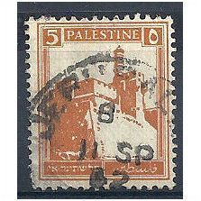 Palestine 1927 SG93 5m Orange. Fine Used.