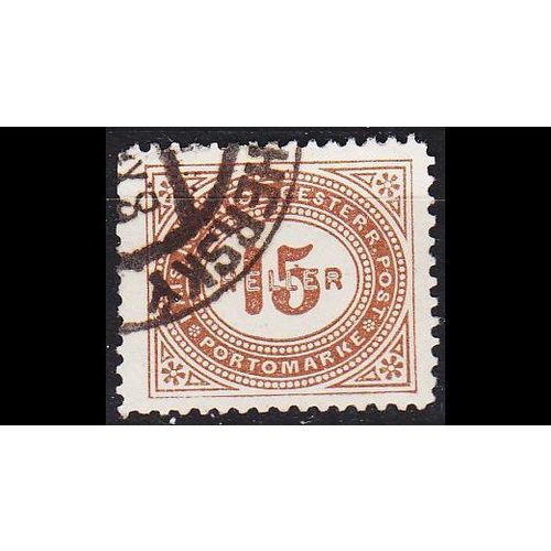 ÖSTERREICH AUSTRIA [Porto] MiNr 0030 D ( O/used )