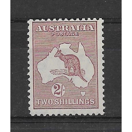Australia.SG134 2s Kangaroo (Maroon).Mounted Mint.Sept18