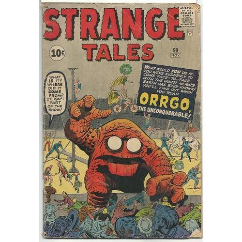 STRANGE TALES # 90 Classic KIRBY cover !!