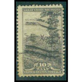 Used 749 10c Smoky Moutains Barely Clears M07459