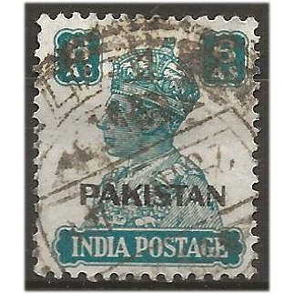 Pakistan 1947 SG10 6a Turquoise-Green Good/Fine Used ...