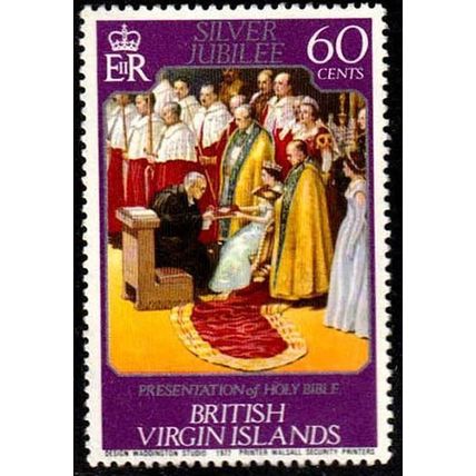 British Virgin Islands 1977 Silver Jubilee 60c MNH Stamp Queen Elizabeth II QEII