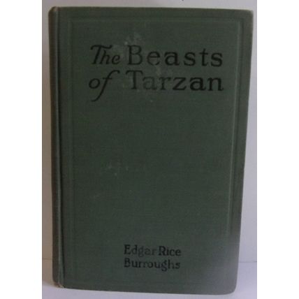 THE BEASTS of TARZAN hardcover book (1916)