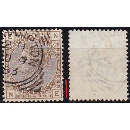 ENGLAND GREAT BRITAIN [1880] MiNr 0061 Platte 18 ( OO/used ) [02]