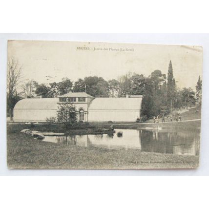 1911 postcard Angers - Jardin des Plantes