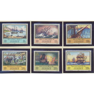 Jersey Stamps Scott #300 To 305, Mint Never Hinged