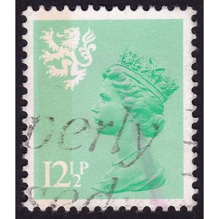 GB SCOTLAND Machin 1971 12.5p P13.5x14 Sc#SMH20 - USED @R198