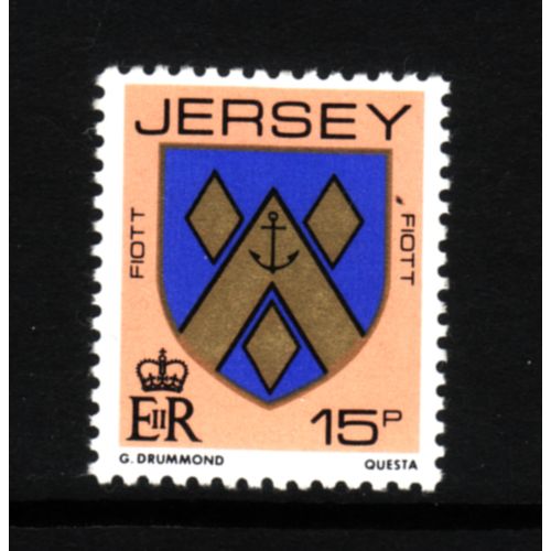 JERSEY 1981 SG 264 15p FIOTT ARMS U/M MINT #