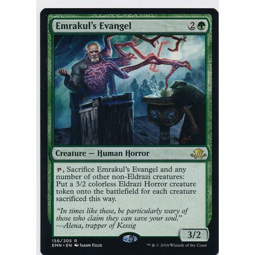 Magic the Gathering MTG Eldritch Moon 156/205 Emrakul's Evangel