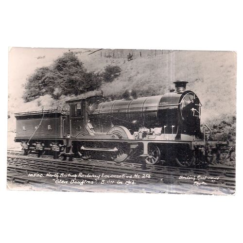 no 256 "Glen Douglas" unused vintage postcard, British Railways =