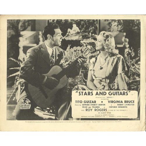 STARS AND GUITARS (BRAZIL) Tito Guizar, Virginia Bruce F-O-H Stills (6)