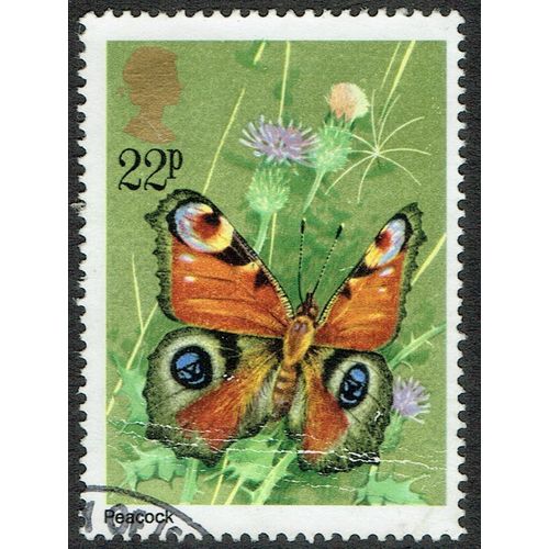 1981 Butterflies 22p Multicoloured SG1153 GU