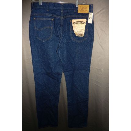 NWT NOS LEE Men's Jeans 38 x 34 inseam Union MADE IN USA Regular Fit Straight