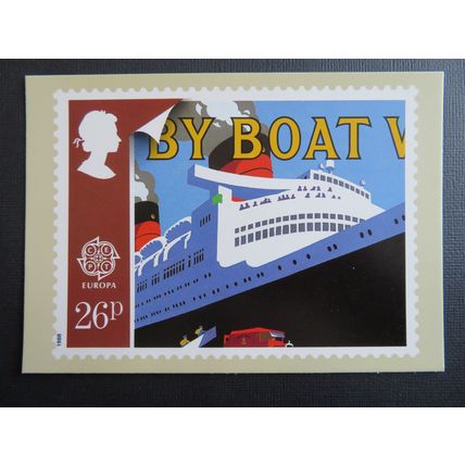 Transport & Communications By Boat PHQ 110(b) 5/88 Postcard