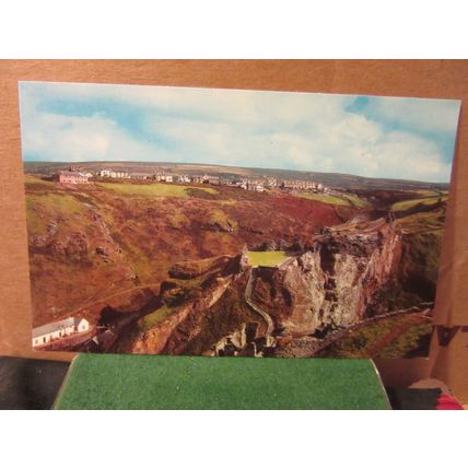 TINTAGEL , CORNWALL unused postcard PT919 vgc =