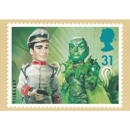 Captain Scarlett Gerry Anderson TV Show Limited Edition Postcard