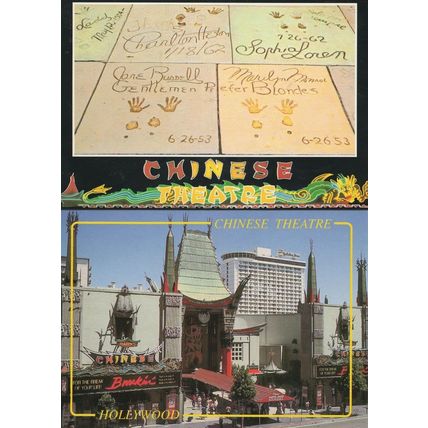 Chinese Theatre Hopscotch Street Art Board Breakdance 2x Postcard s