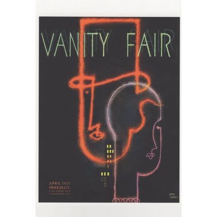 Top Hat In Flourescent 1930s American Lights Magazine Postcard