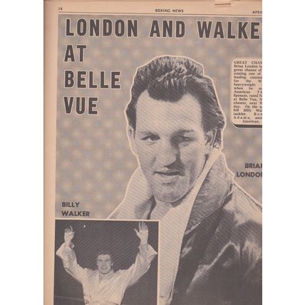 BOXING NEWS - 29 April 1966 - ABA Finals Mark Rowe Cover, London v Billy Walker