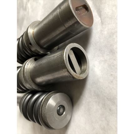 Lot 3 STRIPPIT THIN TURRET PUNCHES, OVAL .160x.5, .344x1.046, .1875x1.125,BD