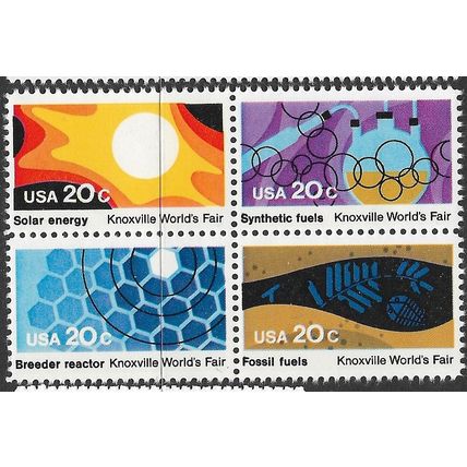 1982 Michel 1585/1588 - MNH (**) - Block of 4