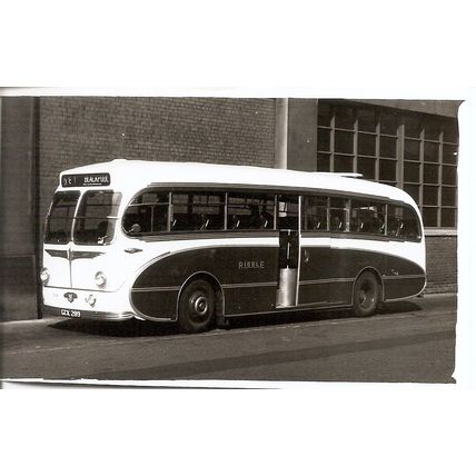 Black & White Photograph of Ribble Motor Services Ltd. - GCK 289