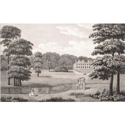 BUSH HILL PARK, MIDDLESEX 1794 William Ellis - Robert Nixon ENGRAVING