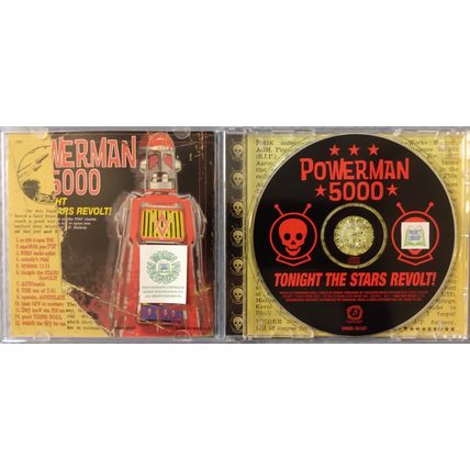 POWERMAN 5000 TONIGHT THE STARS REVOLT MUSIC CD
