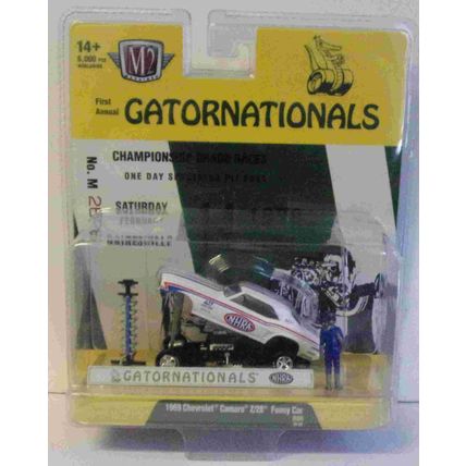 M 2 ' 1969 CHEVROLET CAMARO Z/28 FUNNY car GATORNATIONALS diorama