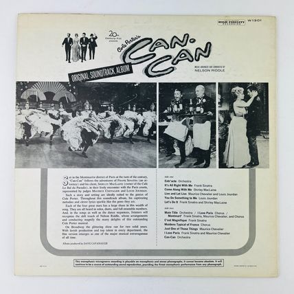 Cole Porter's Can-Can (Original Soundtrack Album) Vinyl LP Record Album W1301