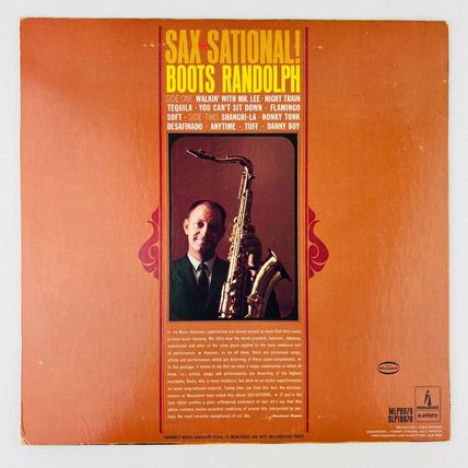 Boots Randolph – Sax-Sational! Vinyl LP Record Album SLP-18079