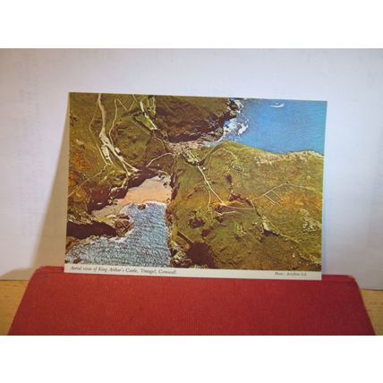 AERIAL KING ARTHUR'S CASTLE, TINTAGEL , CORNWALL unused postcard by John Hinde =