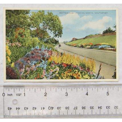 vintage postcard Rotten Row, Southport