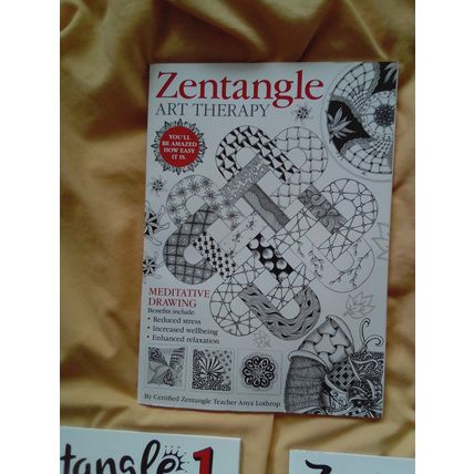 3 Zentangle Magazines Art Therapy Anya Lothrap & 1 & 2 Suzanne McNeill