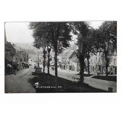 Burford, Oxfordshire, RP Postcard.