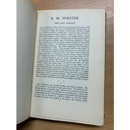 1937 "NEW WRITING" STORIES OF 15,000 WORDS EM FORSTER HARDBACK BOOK (P4)