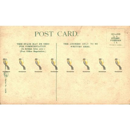 Parish Church Bowdon, Cheshire, 14474, Rare Wrench, Saxony Postcard, 1900s