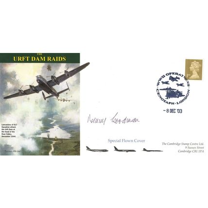 URFT WW2 Dam Raids LTD TO ONLY 5 Benny Goodman Hand Signed FDC