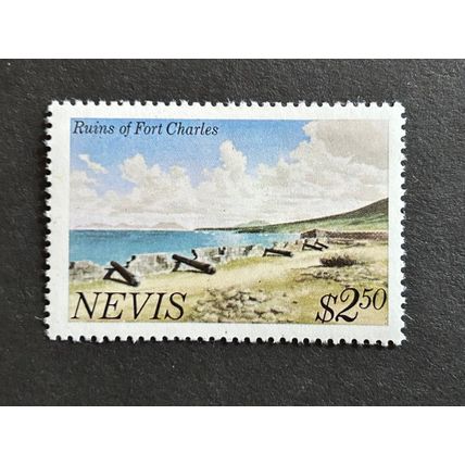 Nevis 1981 multicoloured SG69 MNH Ruins of Fort Charles $2.50 stamp