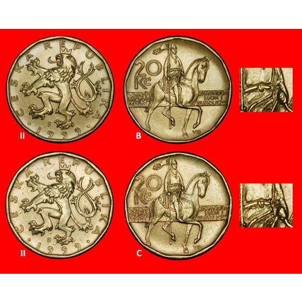 ⰆWENCESLAUS I 907-935:CZECHIA★20 CROWNS 1999 TYPE 1993-2025★LOW START★NO RESERVE