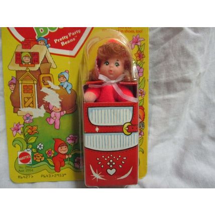 Vintage 1978 Hallmark Shoe Baby Beans Pretty Party Beans Doll
