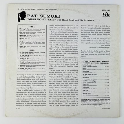 Pat Suzuki – Pat Suzuki Vinyl LP Record Album MONO LX-1147