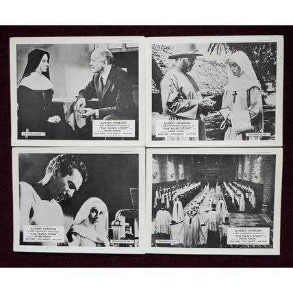 NUN'S STORY, The (1959) 8 UK FOH / Lobby cards ***Audrey Hepburn***