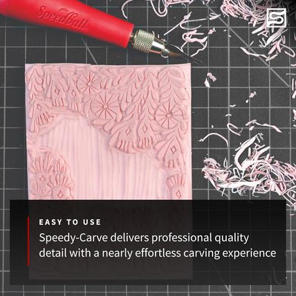 Speedball Deluxe Block Printing Kit - Includes Inks, Brayer, Bench Hook, Lino Ha