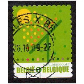 BEL 2009 (59c)(S/A) 'GREEN STAMPS - SOLAR PANEL' FINE USED (EBID10545)