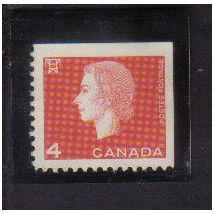 1962 canada queen elizabeth (agricultural) 4c umm sg530b "booklet/coil"