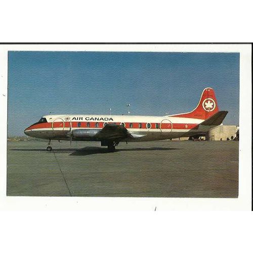 Aviation AIR CANADA VISCOUNT 757 Postcard by AeroGem (0101)